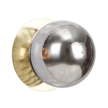 Lassie Molten Ripple Glass Warm White LED Outdoor Wall Light